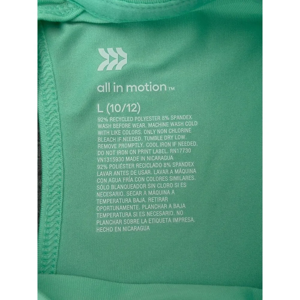 Girls Mint Green Tennis Skort Med And Large Keyhole Back Top Set Tennis Core
